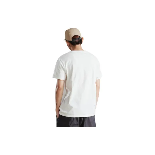 Tonlion T-Shirts Men Raw White