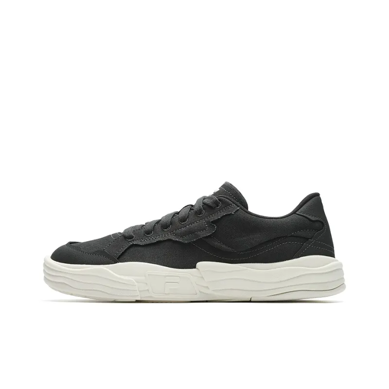 FILA FUSION POP 2 Anti Slip Wear Resistant Low Top Skateboard Shoes Men's Lost Black-0
