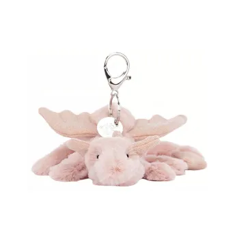 JELLYCAT Rose Dragon Bag Charm