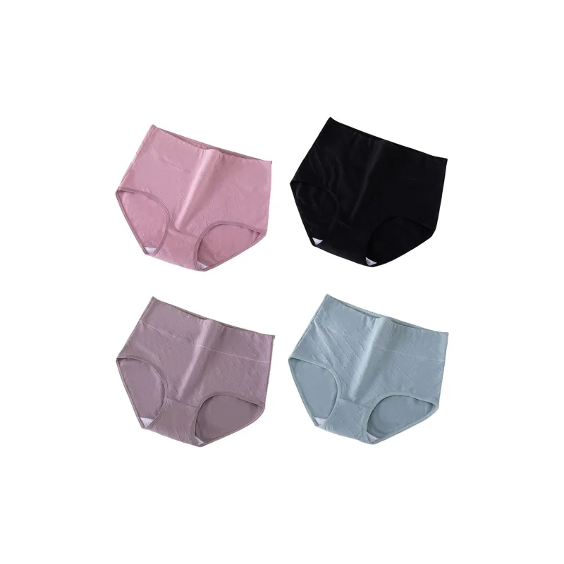 Flowers In Water Underpants Women's 4 Pack-8