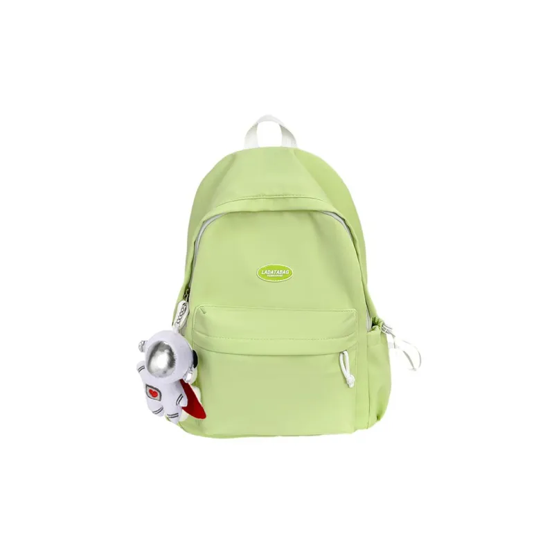 LOUIS ROYALN Nylon Backpack Regular Unisex Custard/Cream Green/Blue/Ecru/Black-2