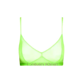 CK/Calvin Klein UNLINED BRALETTE Bra Europe Version Women's Neon Green