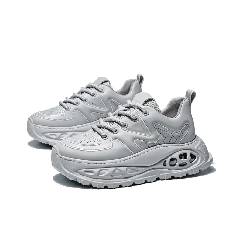 MOERBAI Breathable Lightweight Height Increasing Rebound Low-Top Casual Shoes Men's-7