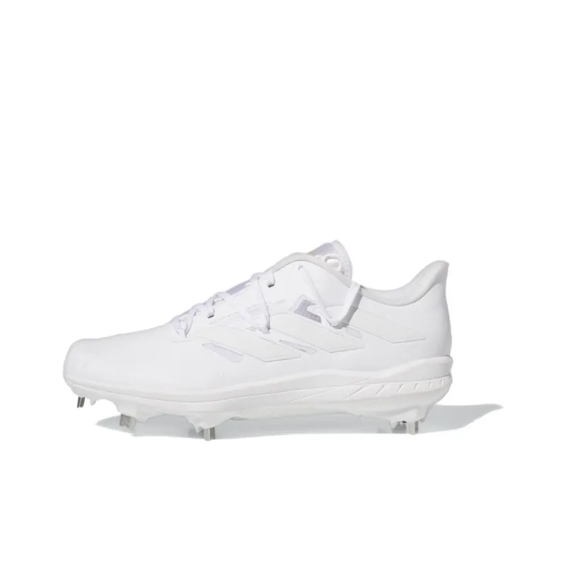 Adidas Adizero Cleats Non slip Lightweight Low Top Training Shoes Men's White-0