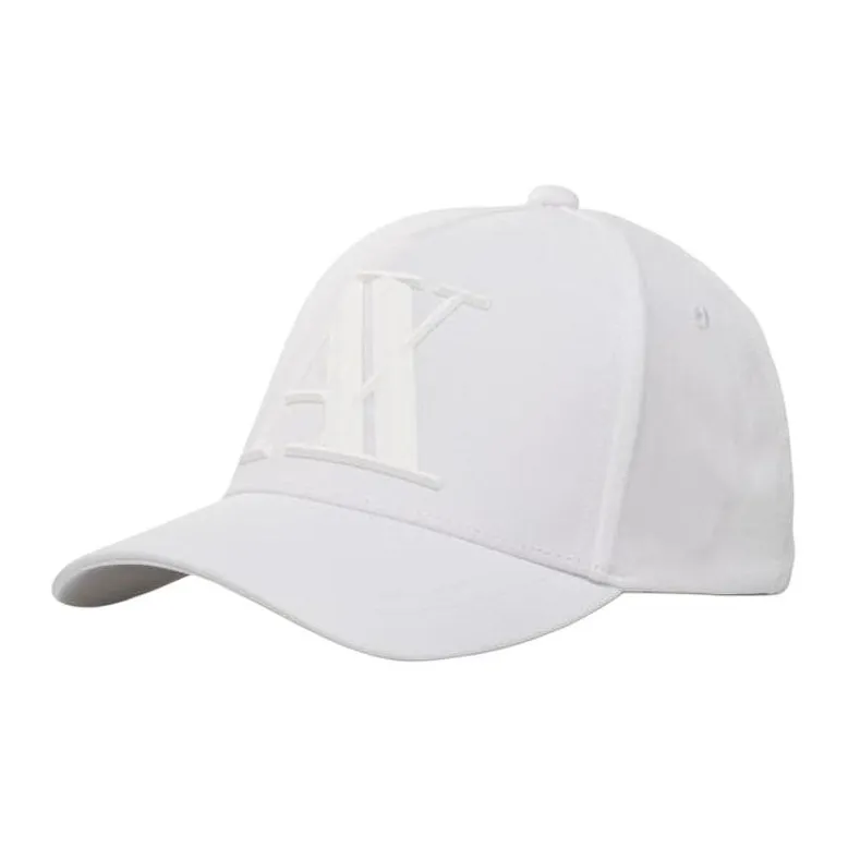 ARMANI EXCHANGE Cotton Baseball Caps Men's White-0