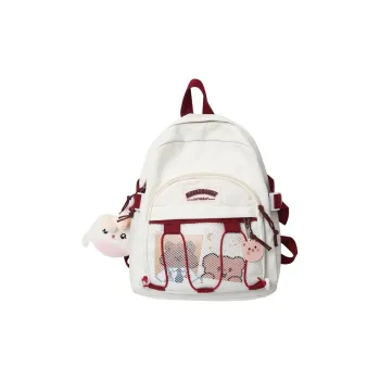 Barang Bear Nylon Backpack Regular Unisex White & Red/White & Blue/Black/Pink/Blue