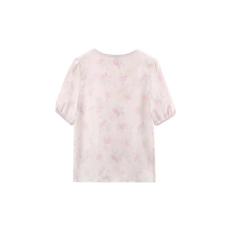 A Paradise For Awakening Shirt Women's Pink Purple-1
