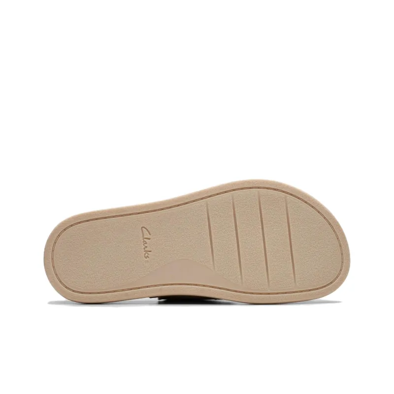 Clarks Slide Slippers Women's Stone Color-5