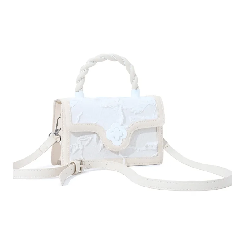 NATTY PU Shoulder Bag Women's White-6