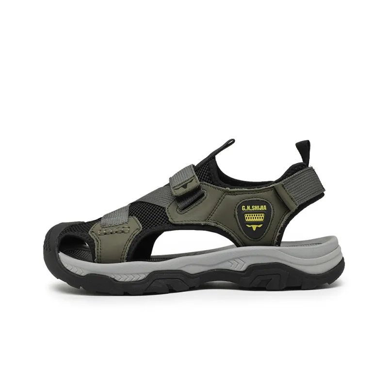 G.N.SHIJIA River Trekking Shoes Men Gray/Green-8
