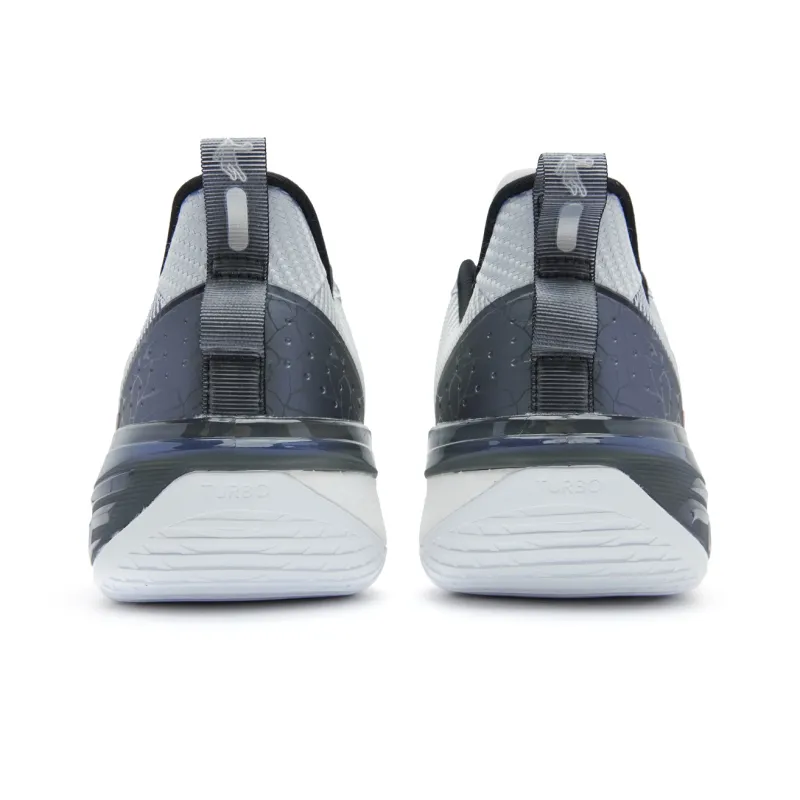 QIAODAN FE2.0 Devil Commander Low Top Q KUNGFU TURBO Basketball Shoes Men's Gray Silver-5