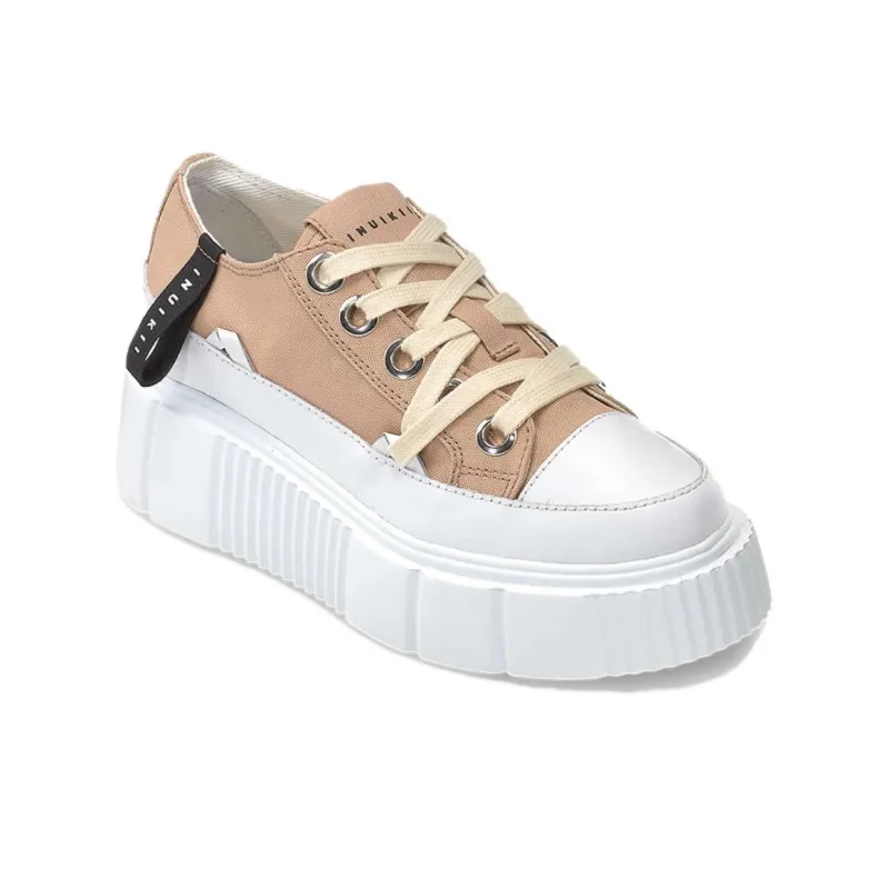 Inuikii Matilda Low-Top Canvas Shoes Women's Sand Pink-2