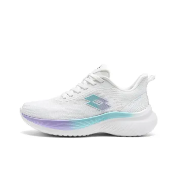 LOTTO Bai Ju 1.0 Cushioning Anti-Slip Wear-Resistant Breathability Low-Top Running Shoes Women's White