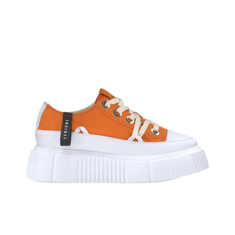 Inuikii Matilda Low-Top Canvas Shoes Women's Orange-1