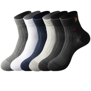 SEPTWOLVES Mid Calf Socks Men's 6 Pack Gift Box Set+Shopping Bag