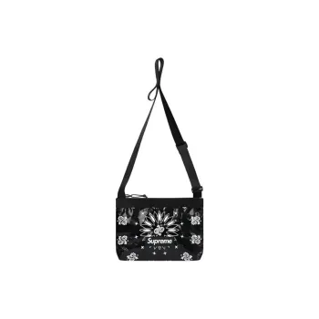 Supreme SS21 Nylon Fabric Messenger Bag With Cell Phone Pouch Crossbody Bag Shoulder Bag Unisex Multicolor