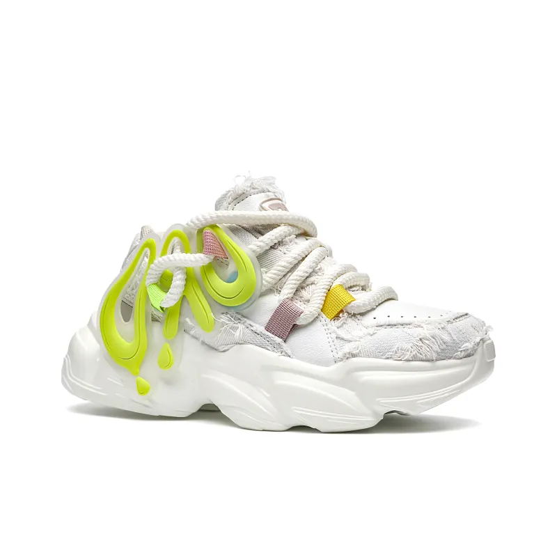 ORD Low-Top Chunky Sneakers Unisex Neon Green-2