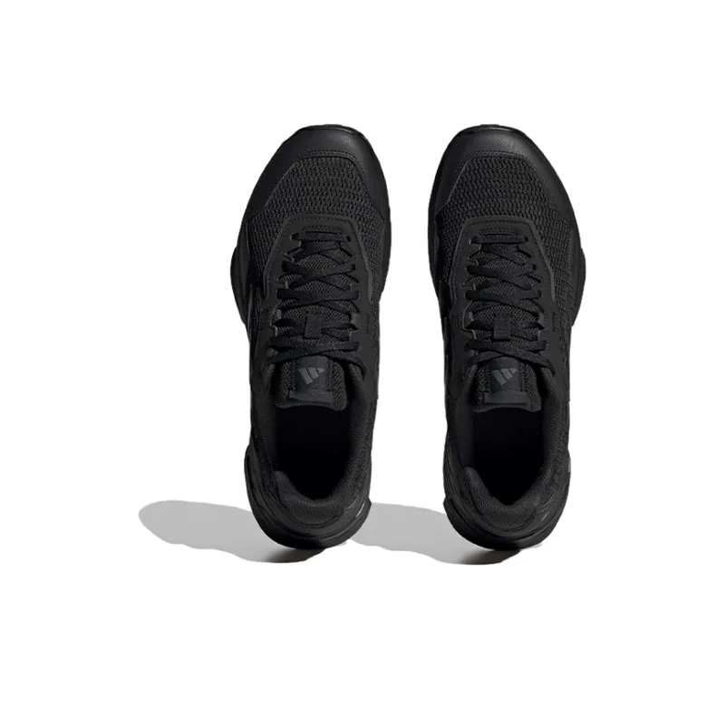 Adidas Tracefinder Trail Slip Resistant Low Top Casual Running Shoes Men's Black Gray-4