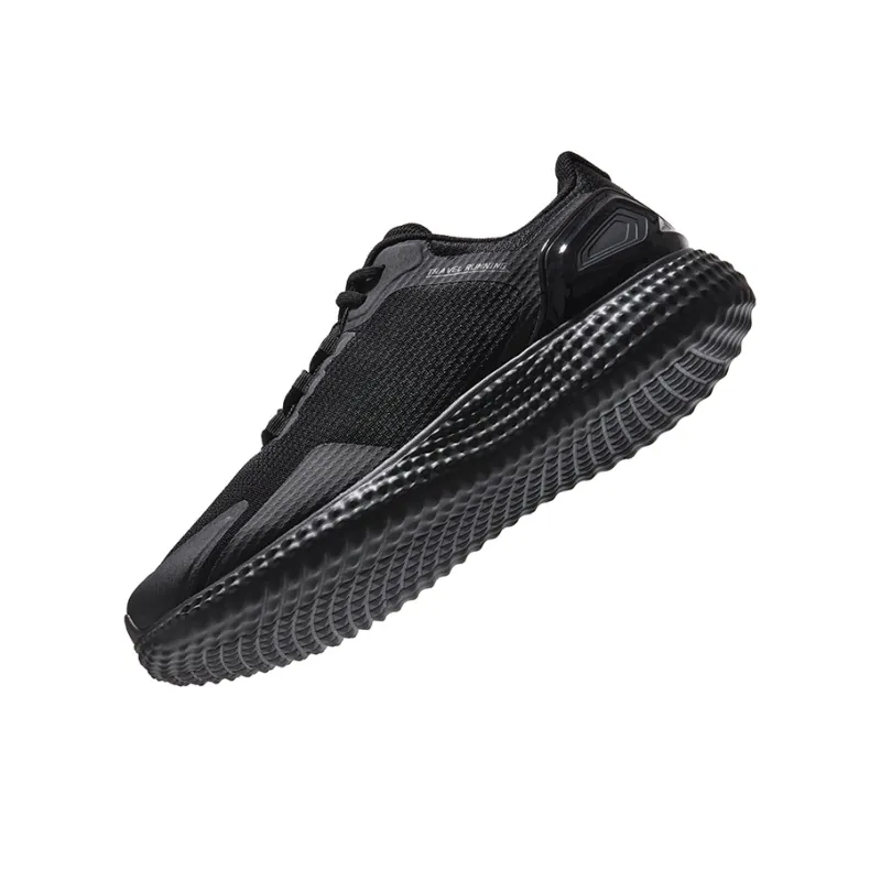 HOT POTATO Cushioned Wear Resistant Breathable Lightweight Low Top Running Shoes Unisex Black-4