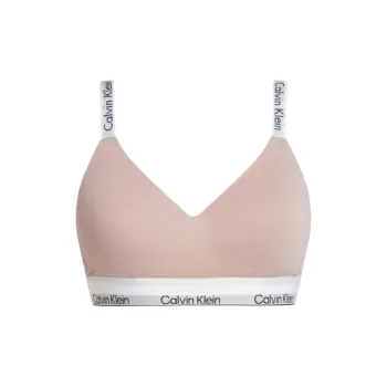 CK/Calvin Klein LGHT LINED BRALETTE Bra Europe Version Women's Light Pink