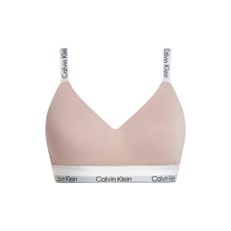 CK/Calvin Klein LGHT LINED BRALETTE Bra Europe Version Women's Light Pink-0