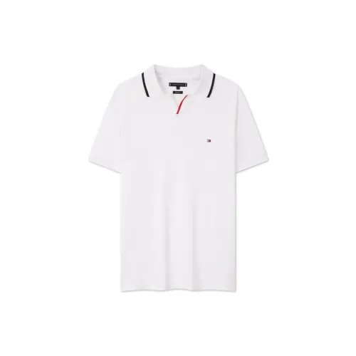 Tommy Hilfiger Logo-embroidered Piqué Polo Shirt