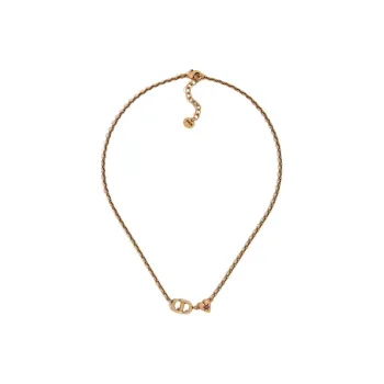 DIOR Metal Necklaces Women's Gold