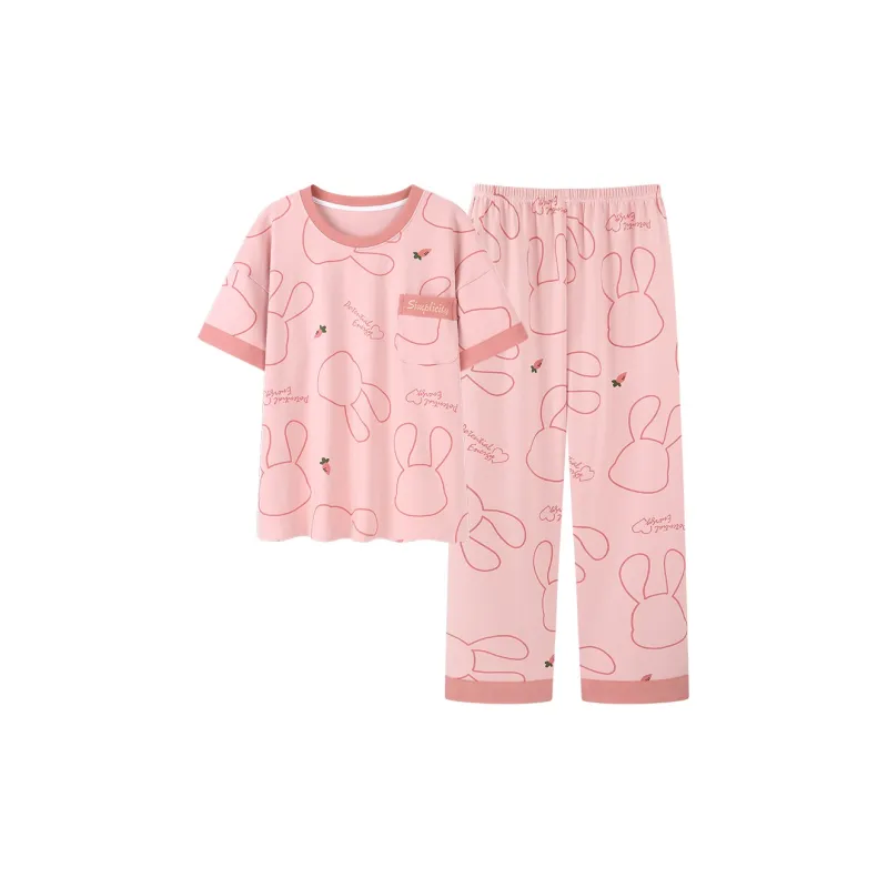 GOSO Pajama Set Women's Pink Shades-0