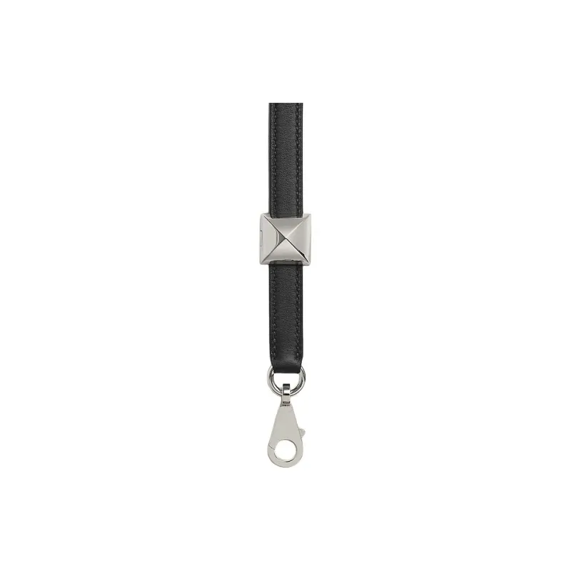 HERMES Swift Calfskin Bag Straps Women's Black-0