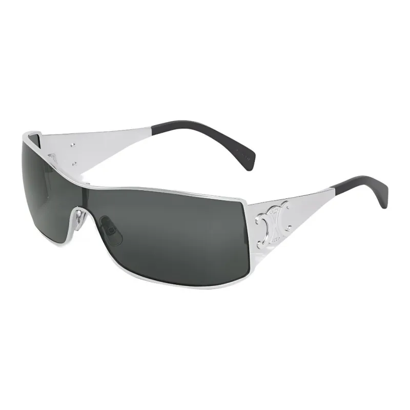 CELINE Triomphe Metal Racer Sunglasses In Metal-0