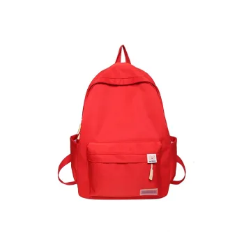 GOX Nylon Backpack Regular Unisex Red/Black/White/Yellow/Green