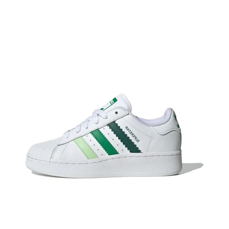 Superstar Women's Adidas Originals Xlg 'White Collegiate Green' Women's-0