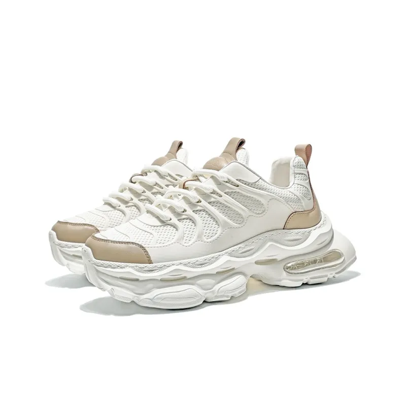 MOERBAI Breathable Lightweight Height Increasing Low-Top Chunky Sneakers Men's-2