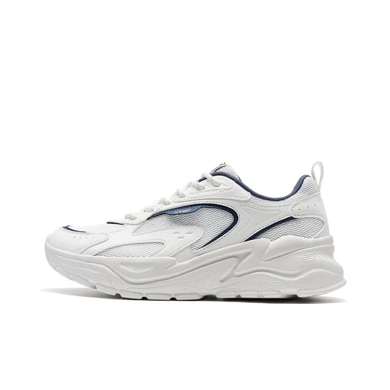 XTEP Nomadic Lightweight Low Top Casual Shoes Men's Sail White/Ink Teal-0
