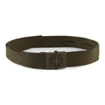 STONE ISLAND Compass Motif Buckle Belt
