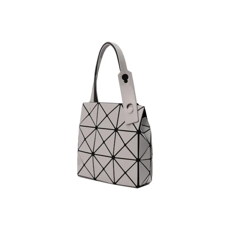ISSEY MIYAKE CARAT Polyvinyl Chloride Resin One Shoulder Handbag Mini Women's Gray-2