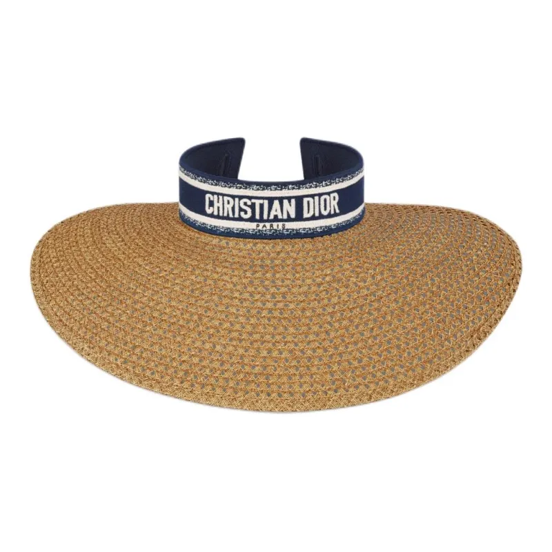 DIOR Paper Polyester Sun Protection Hats Unisex Multicolor-1