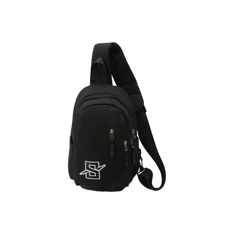 Alcohol Dragon Nylon Sling Bag Regular Unisex Black/Red Blue/White Blue/White Khaki/White Red-22