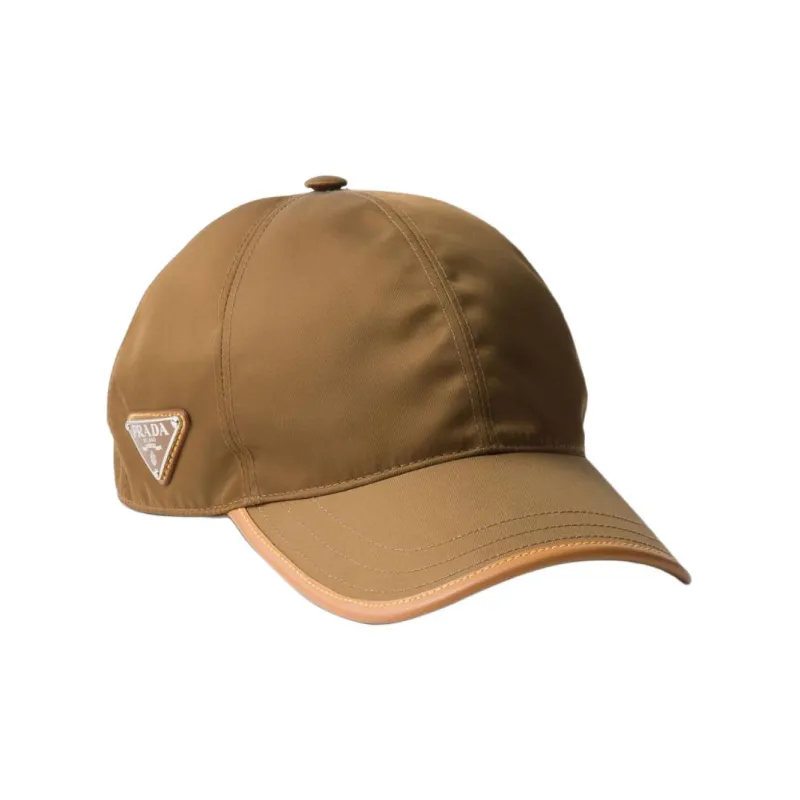 PRADA Textile Leather Cap-1