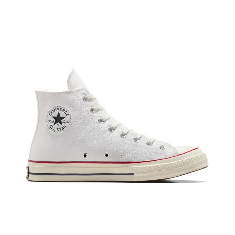Converse Chuck 70 Wear resistant And Lightweight High Top Canvas Shoes Unisex White Multicolor-1