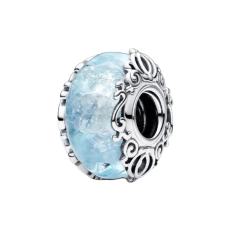 Pandora 925 Sterling Silver Glass Accessories Unisex Blue-0