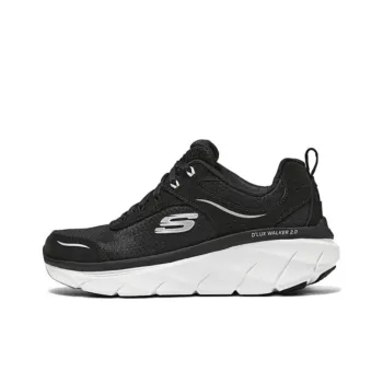 Skechers Go Walk Massage Fit Durable Breathable Low Top Running Shoes Women's Black White