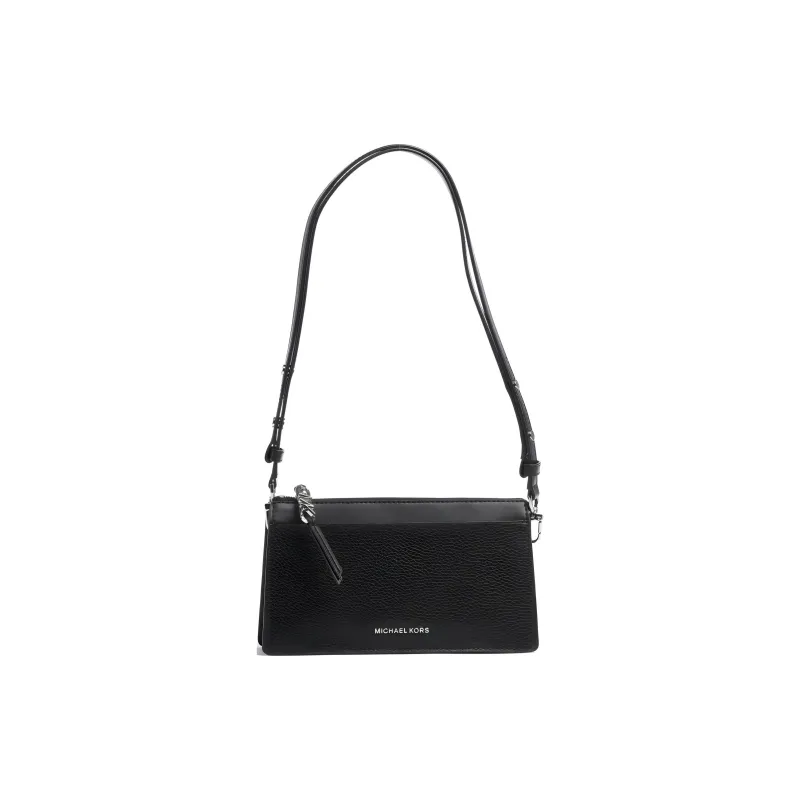 MICHAEL KORS Grain Cow Leather Handbag, Shoulder Bag Women's Black-0