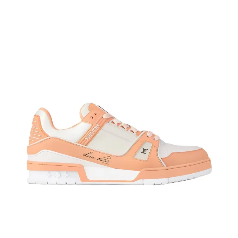 LOUIS VUITTON Trainer Skateboard Shoes Men's Orange-1