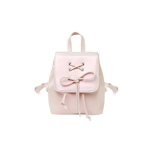 Bywhich PU Backpack Regular Women's Pink/White