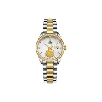 EBOHR Mechanical Movement Stainless Steel Strap Watch Women's Watch Silver Dial