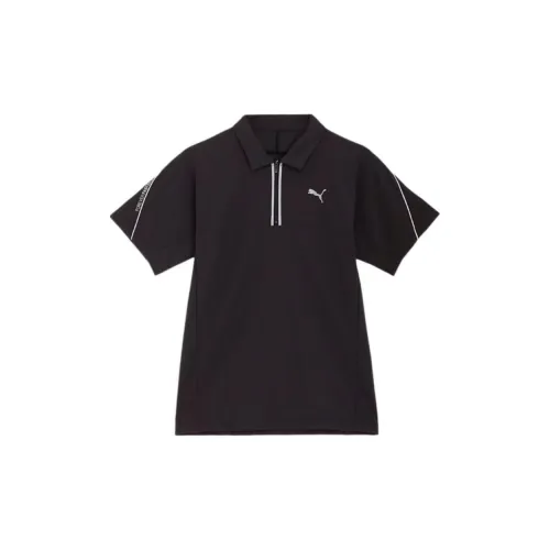 PUMA HER Polo Shirts Men Black