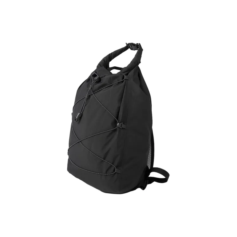 MUJI Polyester Backpack Regular Unisex Black-1