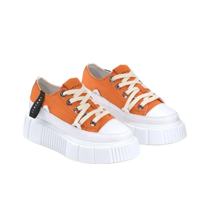 Inuikii Matilda Low-Top Canvas Shoes Women's Orange-2