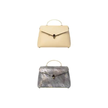 WANACCESSORY Cow Leather Handbag Shoulder Bag Large Size Women's Multicolor